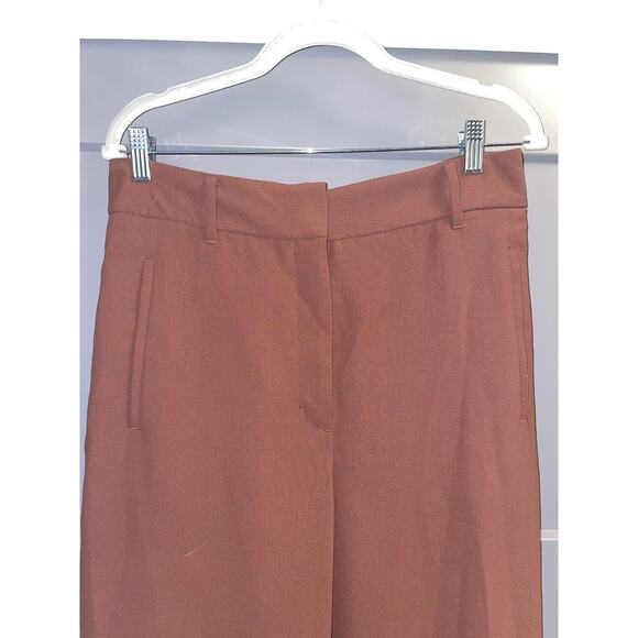 Aritzia Pants 12 Essential Wilfred Carrot Crepette Fabric High Waisted Trouser - Picture 2 of 7